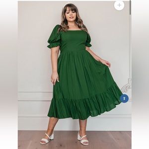 Plus Size Green JessaKae “Clover” Dress - Size 3X